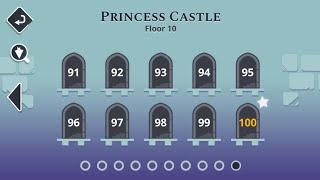 Tricky Castle level 91-99 walkthrough. (Princess Castle)