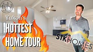 Touring a new STK Home in The Pinnacle- Yukon OK | FULL WALKTHROUGH