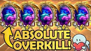 5 GOLDEN FISH OF NZOTH! | Hearthstone Battlegrounds