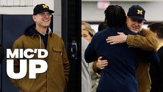 Mic'd Up: Jim Harbaugh At Michigan Pro Day | LA Chargers