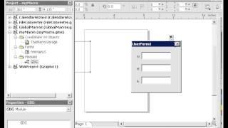 Selection change event, update size in textbox in a custom macro in CorelDraw, tutorial.