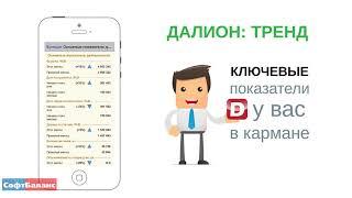 Мобильное приложение ДАЛИОН ТРЕНД KPI.  Основные показатели деятельности магазина