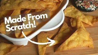 Homemade Nacho Chips ~ Make Restaurant Style Nacho Chips At Home