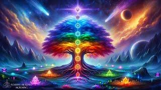 All 7 Chakras Solfeggio Frequencies + Tree Of Life | Whole Body Energy Cleansing & Chakra Meditat...