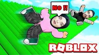 10 BİN BASAKMAKLI MERDİVENDEN DÜŞTÜK !!  Roblox Ultimate Ragdoll Playground