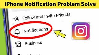 instagram Notification not Working  & notification not Showning in iPhone