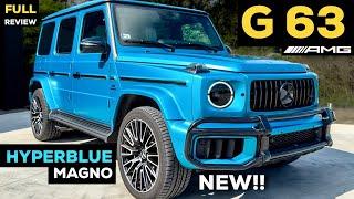 2025 MERCEDES AMG G63 NEW FACELIFT Hyper Blue Magno! LOUDER V8 The Best Ever G Class! Sound MBUX