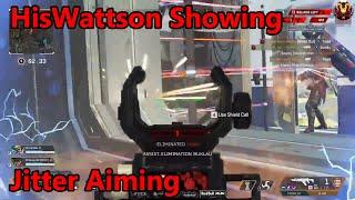 HisWattson Showing How to Jitter Aim in Apex Legends