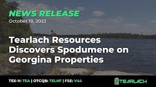 News // Tearlach Resources Discovers Spodumene on Georgina Properties