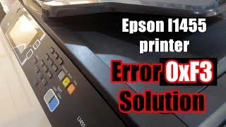 EPSON L1455 PRINTER ERROR 0xF3 SOLUTION | TAGALOG TUTORIAL | SIR MELL TV