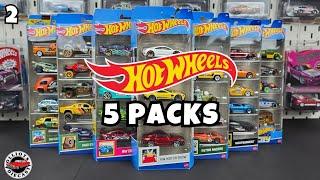 Unboxing Hot Wheels 5 Packs 2024