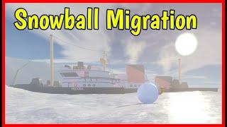 Roblox SNOWBALL MIGRATION Full Walkthrough & All Badges [ by Chocolate Ants SECRET STAYCATION ]