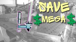 Homemade DIY Weld Table Clamps | Harbor Freight Hacking!