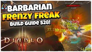 Diablo 3 Barbarian Frenzy Savage Build Guide Season 28!