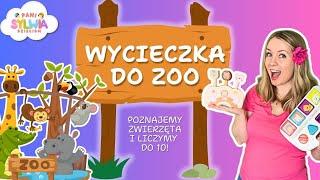 Wycieczka do ZOO i nauka liczenia do 10 dla dzieci! Nauka przez zabawę dla przedszkolaka!