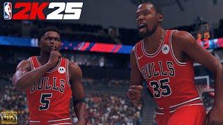 Ant Edwards and KD Team Up in Chicago! | NBA 2K25 League Reset Mode | Bulls vs. Nets