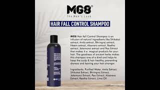 MG8 Anti Hair Fall Control Shampoo 250ML, Men And Women, Enriched With Ancient Herbs