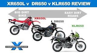 Honda XR650L v Suzuki DR650 v Kawasaki KLR650!︱comparison review & known issues