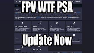 FPV WTF For DJI Goggles V1 & V2 Update Now - PSA