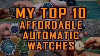 My Top 10 affordable automatic watch recommendations from Aliexpress #gedmislaguna #watchreview