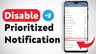 How To Disable Prioritized In App Telegram Notifications