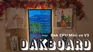 DakBoard Family Calendar using Mini CPU vs. V3 on a Touchscreen