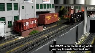Train RM-12 (Refrigerated Merchandise) with run thru power