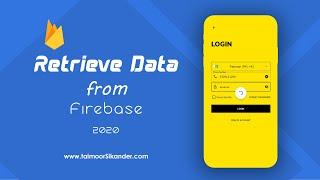 16 - How to Retrieve Data from Firebase realtime Database in Android Studio - 2022