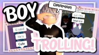 I WENT BOY TROLLING AGAIN.. (DRAMA??)