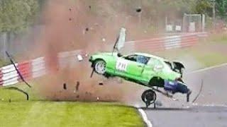 NÜRBURGRING CRASH COMPILATION - NORDSCHLEIFE CRASHES & FAIL COMPILATION - VLN