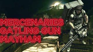 RESIDENT EVIL 5 MERCENARIES ANCIENT RUINS GATLING GUN 4K GAMEPLAY