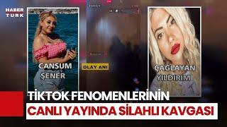 Fenomenlerin Canlı Yayındaki Silahlı Kavgası! Tiktok Fenomeni Cansum Şener Tutuklandı!