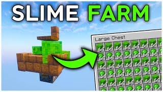 The BEST Slime Farm in Minecraft Bedrock 1.21 (Tutorial)