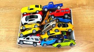 Vehicles of Various Types Taken Out of the Box