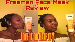 FREEMAN FACE MASK REVIEW | Tumeric Gel Cream Mask | THE TRUTH REVEALED