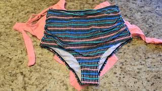 Unboxing: Jolefille Two Piece Swimsuit, High Waisted Tankini