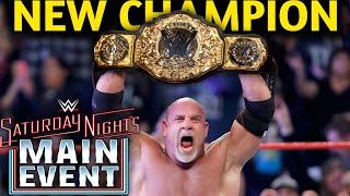 Goldberg wins World Heavyweight Championship at Saturday Nights Main Event?