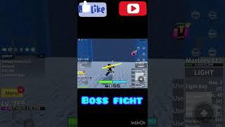 Boss fight #bloxfruitsdefeatingallbosses #roblox #bossblox