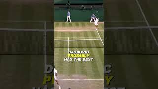 Djokovic is the GOAT when it comes to this shot