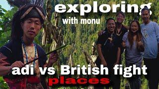 exploring Adi tribes vs British fighting area at pasighat  @CatchlifewithYangkee @MonuBikomiya.