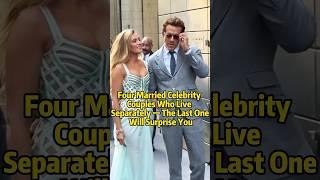 Four married celebrity couples who live separately #celebrity