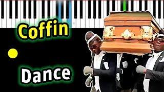 МЕМ: Танец с гробом | Coffin Dance (Tony Igy -Astronomia) | Piano_Tutorial | Разбор | КАРАОКЕ | НОТЫ