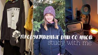 ПРОДУКТИВНЫЕ ДНИ СО МНОЙ/учим физику,где я пропадала?что я читаю?уборка в шкафу