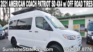 New 2021 American Coach Patriot SD 4x4 Class B RV on Mercedes Benz Chassis