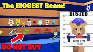 The BIGGEST Scam in Bee Swarm Simulator... DONT BUY! (+CRAZY luck with beequips)