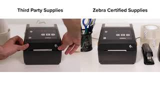 Zebra’s Certified Supplies - Help Minimize Label Adhesive Build-Up