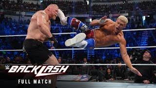 FULL MATCH: Cody Rhodes vs. Brock Lesnar: Backlash 2023