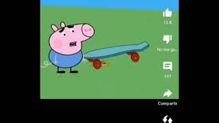 pepa pig . skate atropella a el saltamontes-#edit #viralvideo