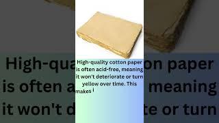 Cotton Paper Chronicles: Crafting Elegance from Nature's Fibers!