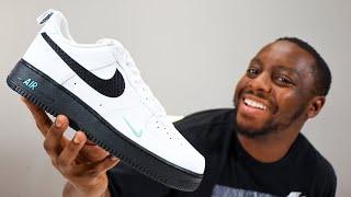 Air Force 1 LV8 Tiffany Teal On Foot Sneaker Review QuickSchopes 343 Schopes DR0155 100 White Black